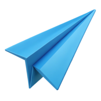 exquisite inspired Flat color paper airplane. Clean lines, crisp edges with Scalable Design. png