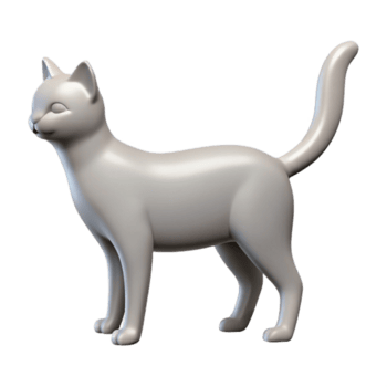 impressionante tranquilo surreal peso único acidente vascular encefálico esboço do uma gato. mínimo, fresco arestas com escalável Projeto. perfeito clareza png