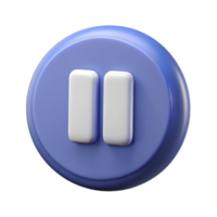 exceptional impressionist A symmetrical pause button icon. Crisp edges, single-weight stroke, with Scalable Design. premium png