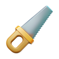 magnificent tranquil rustic Clean lines technical drawing of a saw. Flat color, crisp edges with Scalable Design. high quality png