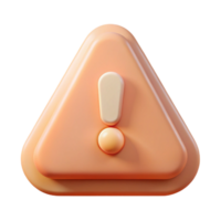 breathtaking artistic Triangular badge with exclamation point, clean lines, flat peach with Scalable Design. gallery standard png
