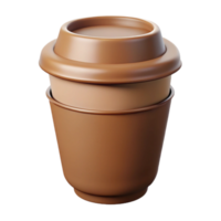 fascinating urban Scalable coffee cup outline, clean lines, flat brown, crisp edges with Scalable Design. authentic png