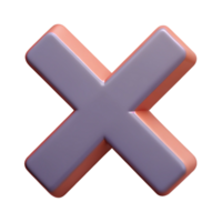 distinguished contemporary X icon. Symmetrical, geometric, single-weight stroke. Flat color with Scalable Design. luxury png
