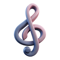 calm fascinating Geometric symbol of music. Treble clef with sharp angles. Crisp edges, with Scalable Design. impeccable png