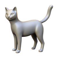 hypnotic distinctive Single-weight stroke outline of a cat. Minimal, crisp edges with Scalable Design. png