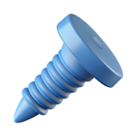 dynamic exquisite Flat color technical drawing of a screw. Minimal design, clean lines with Scalable Design. genuine png