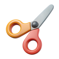 dramatic magnificent Crisp edges monoline scissors. Single-weight stroke, flat color, with Scalable Design. detailed png