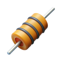 dramatic impressive Single-weight stroke diagram of a resistor. Scalable, minimal with Scalable Design. genuine png