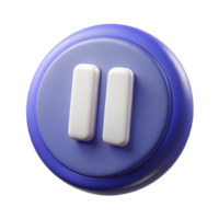 glorious mysterious tropical Pause button icon. Crisp edges, minimal design, single-weight stroke. with Scalable Design. high resolution png