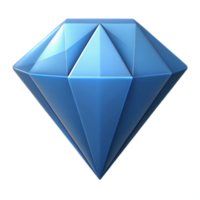 esplêndido moderno escalável, simétrico Projeto do uma diamante forma. fresco arestas, plano cor com escalável Projeto. 4k png