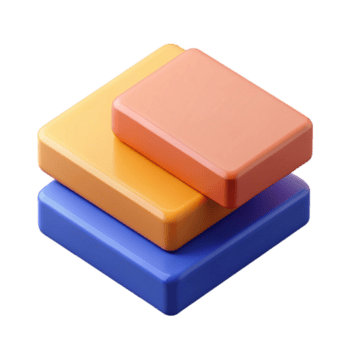 dramatisk sällsynt abstrakt sammansättning av två överlappande rektanglar. minimal, platt Färg, knaprig kanter med skalbar design. png