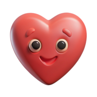 splendid inspired Heart-shaped character with a simple smile. Scalable, clean lines, flat color with Scalable Design. png