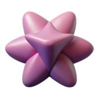 mysterious fascinating Symmetrical abstract shape. Single-weight stroke, flat color with Scalable Design. ultra HD png