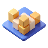 fascinating playful industrial Minimalist composition of rectangles and squares. Flat color. with Scalable Design. 4K png