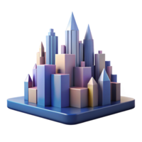passionate beautiful Geometric cityscape silhouette. Flat color, crisp edges with Scalable Design. genuine png
