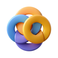 standout impressionist Overlapping circles forming a simple, scalable design. Crisp edges and flat colors with Scalable Design. high quality png