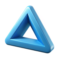 ethereal vibrant Geometric symbol of stability. A triangle. Flat color. Clean lines. Minimal with Scalable Design. museum quality png