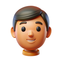 elegant avant-garde Symmetrical face icon. Single-weight stroke, crisp edges with Scalable Design. crisp png