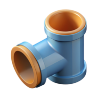 splendid coveted Flat color illustration of a pipe fitting. Clean lines, single-weight stroke with Scalable Design. png