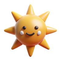 ethereal wonderful Smiling sun character with triangular rays. Clean lines, flat color, minimal design with Scalable Design. luxury png