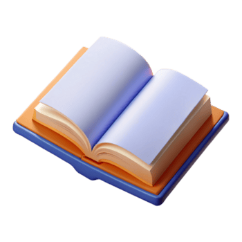 tirar o fôlego aclamado escalável ilustração do a aberto livro com fresco arestas e plano cor. peso único acidente vascular encefálico com escalável Projeto. png