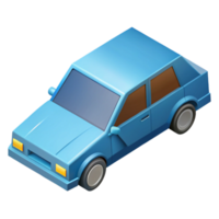 passionate dramatic Isometric car. Clean lines, flat color. with Scalable Design. flawless png