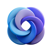 radiant classic Overlapping circles forming a simple, scalable design. Crisp edges and flat colors with Scalable Design. luxury png