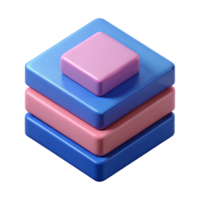 exceptional gothic Overlapping rectangles, blue and pink. Flat color, crisp edges. with Scalable Design. crisp png