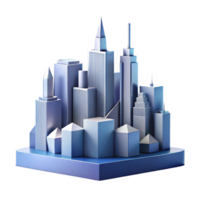 joyful hypnotic Abstract geometric city skyline, scalable, minimal, clean lines with Scalable Design. crisp png