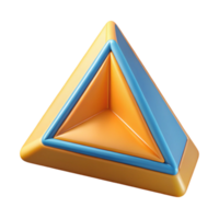 exceptional abstract Geometric triangle icon. Single-weight stroke, crisp edges, with Scalable Design. 8K png