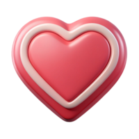 enchanting organic Heart-shaped badge with an outline. Symmetrical, crisp edges, with Scalable Design. gallery standard png