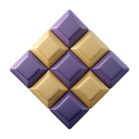 impressive acclaimed Geometric pattern of rhombuses. Flat color, with Scalable Design. png