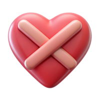 glorious energetic mid-century Heart-shaped badge with two intersecting lines. Single-weight stroke, scalable, clean lines with Scalable Design. artisan png