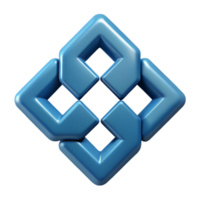glorious dramatic industrial Symmetrical arrangement of five diamonds. Geometric, flat color with Scalable Design. detailed png