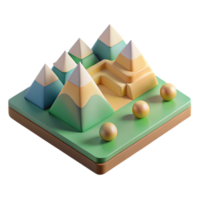 elegant distinguished Abstract geometric landscape, single-weight stroke, scalable, minimal with Scalable Design. png