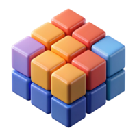 fascinante meio século geométrico arranjo do retângulos. sólido cores, escalável Projeto. peso único acidente vascular encefálico com escalável Projeto. fresco png
