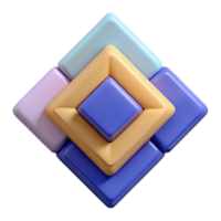 captivating retro Geometric pattern of interlocking diamonds. Minimal, flat color, with Scalable Design. top-tier png