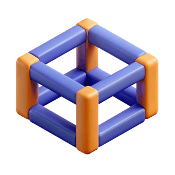 encantador etéreo moderno limpiar líneas, intersectando rectángulos, con escalable diseño. impecable png