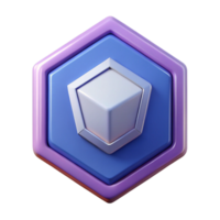 distinctive creative Pentagon badge with a solid fill. Geometric, clean lines, with Scalable Design. crisp png