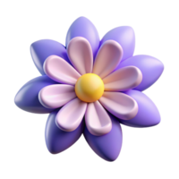tirar o fôlego calma impressionista peso único acidente vascular encefálico monoline flor. plano cor, limpar \ limpo linhas, mínimo com escalável Projeto. Alto resolução png