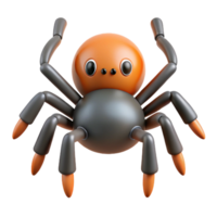 exemplary elegant Spider character with eight legs. Clean lines, flat color, with Scalable Design. genuine png