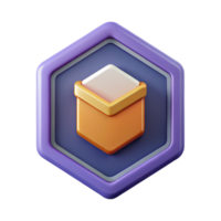 exquisite intense renaissance Pentagon badge with a vertical line. Minimal, crisp edges, with Scalable Design. genuine png