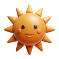 beautiful dynamic mid-century Circular sun character with triangular rays. Crisp edges, flat orange color with Scalable Design. artisan png