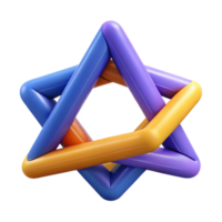 glorious impressionist Geometric symbol of unity. Three intersecting lines. Flat color. Clean lines. Minimal with Scalable Design. genuine png