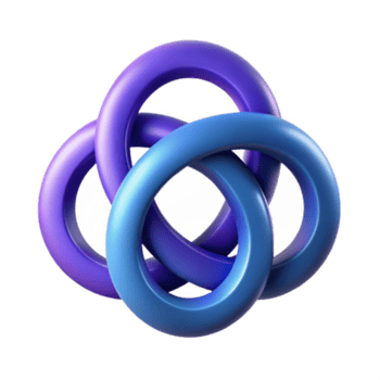 bold breathtaking Three interconnected circles forming a simple logo. Clean lines, with Scalable Design. handcrafted png