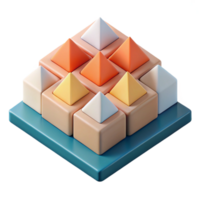 glorious standout Abstract composition of squares and triangles. Clean lines, flat color, with Scalable Design. png