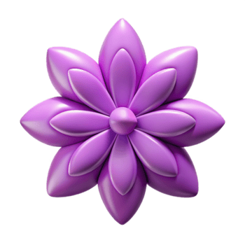 distinto boêmio simétrico símbolo do flor. simples flor com limpar \ limpo linhas. plano cor, com escalável Projeto. profissional png