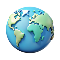extraordinary peaceful tropical World map with highlighted continents. Flat color, crisp edges, single-weight stroke with Scalable Design. studio quality png