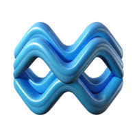 wonderful calm mid-century Wave pattern, symmetrical, crisp edges with Scalable Design. professional png
