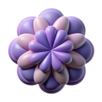 breathtaking baroque Overlapping circles creating a flower, symmetrical, single-weight stroke with Scalable Design. sharp png